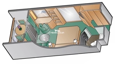 Celebrity Century Concierge Class cabin floor plan