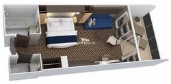 Ovation of the Seas Spa Junior Suite Layout