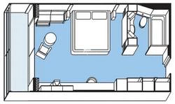 Deluxe Verandah Suite diagram