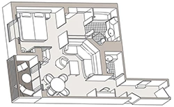 Seven Seas Suite floor plan