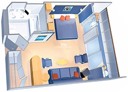 Voyager of the Seas Grand Suite Layout