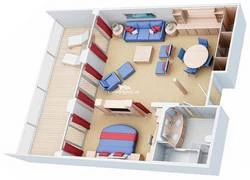 Allure of the Seas Owners Suite Layout
