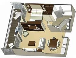 Royal Suite floor layout