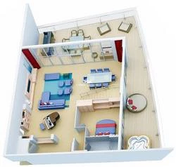 Royal Loft Suite floor plan
