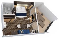 Junior Suite Large Balcony diagram