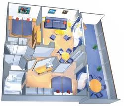 Independence of the Seas Royal Family Suite Layout