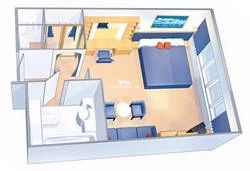 Majesty of the Seas Grand Suite Layout