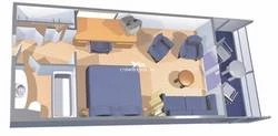 Majesty of the Seas Junior Suite Layout