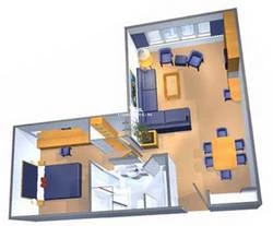 Monarch of the Seas Royal Suite Layout