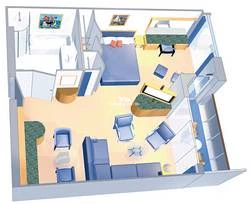 Navigator of the Seas Owners Suite Layout