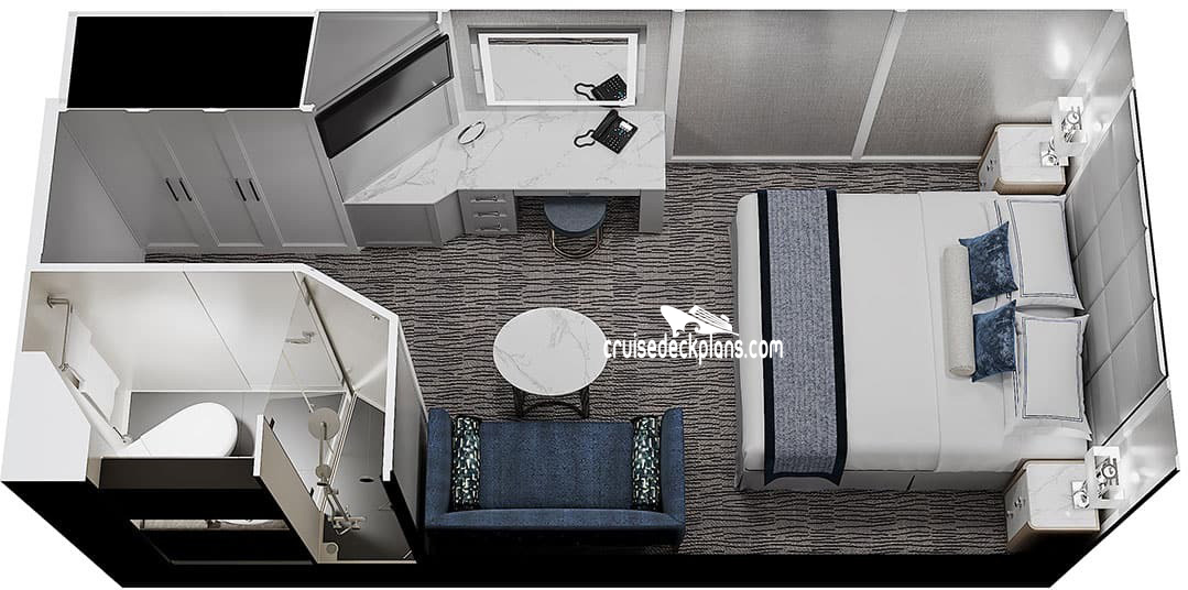 Sirena Interior cabin floor plan Sirena Interior cabin floor plan