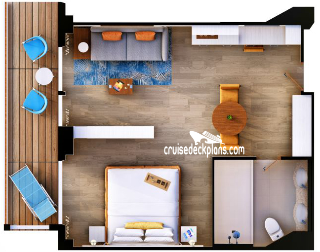 MAS Beachcomber Grand cabin floor plan MAS Beachcomber Grand cabin floor plan
