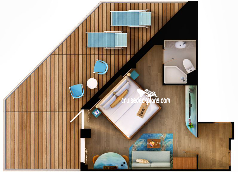 MAS Beachcomber Junior cabin floor plan MAS Beachcomber Junior cabin floor plan