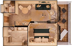 Crystal Symphony Penthouse Suite Layout