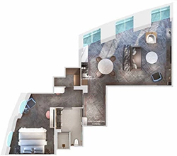 Disney Adventure Suite_1B Layout