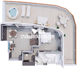 Serenity Residence Suite diagram