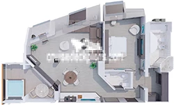 Retreat Residence Suite diagram