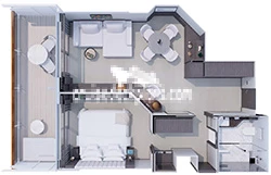 Grand Penthouse Suite diagram