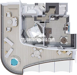 Cocoon Residence Suite diagram