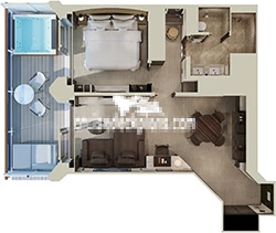 Cove Residence Suite diagram