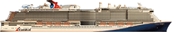 Carnival Jubilee deck plan profile