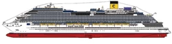 Costa Venezia deck plan profile
