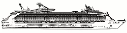 Explorer of the Seas deck plan profile