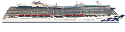 Majestic Princess deck plan profile