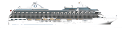 Oceania Marina deck plan profile