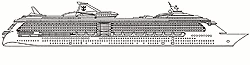 Radiance of the Seas deck plan profile